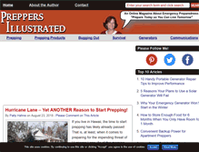 Tablet Screenshot of preppersillustrated.com